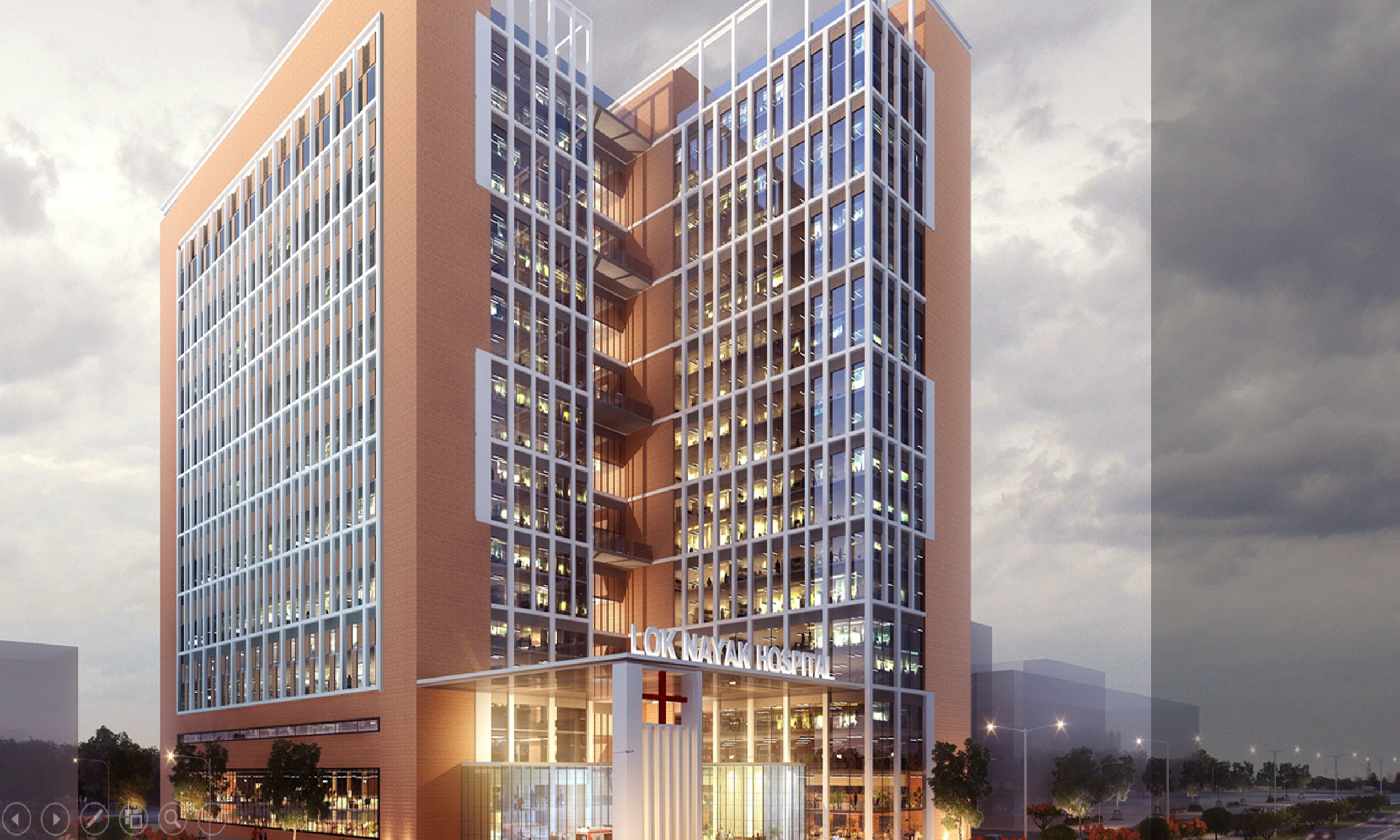 Lok Nayak Hospital New Block, New Delhi